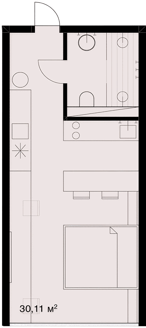 Studio floor plan
