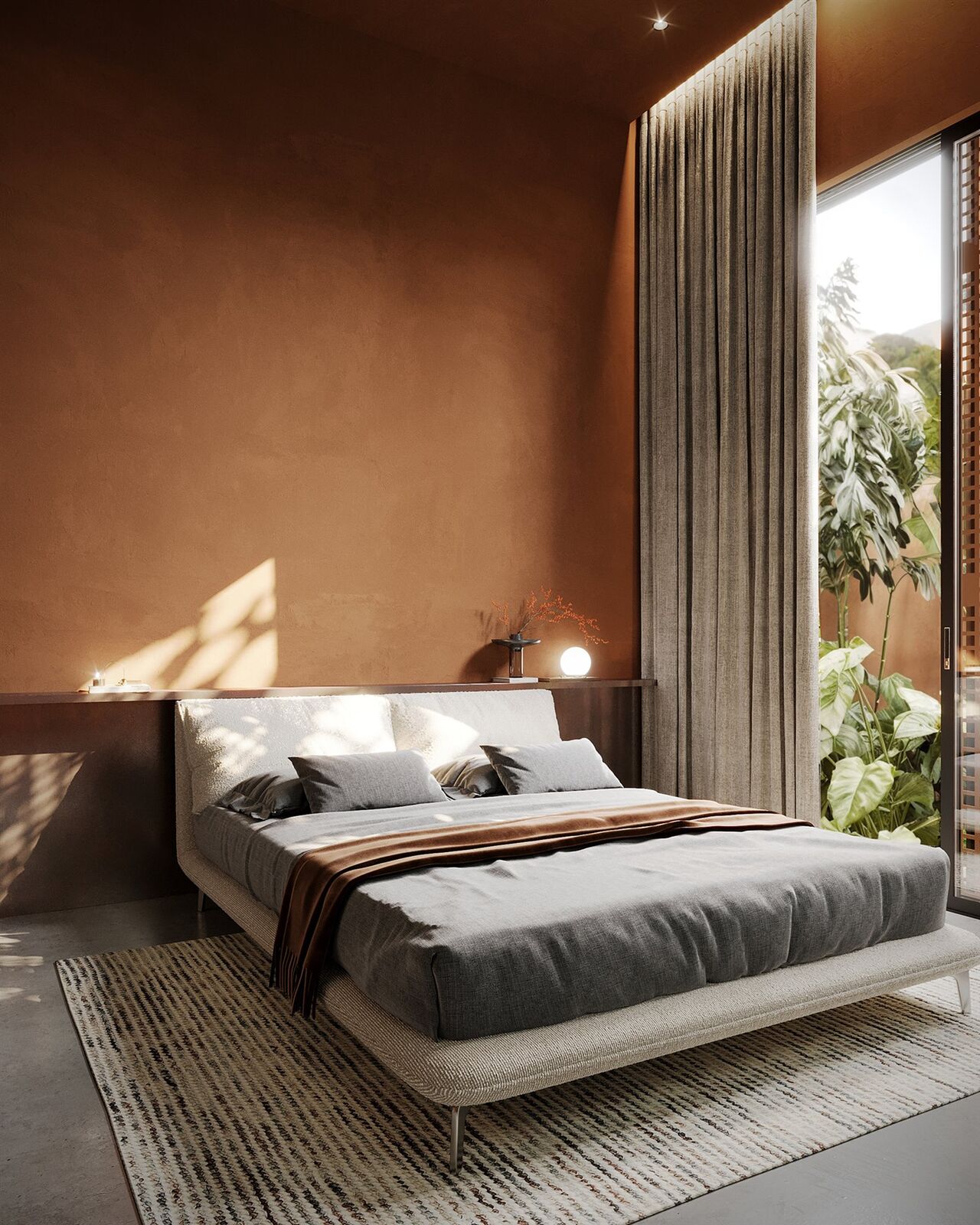 Studio villa interior