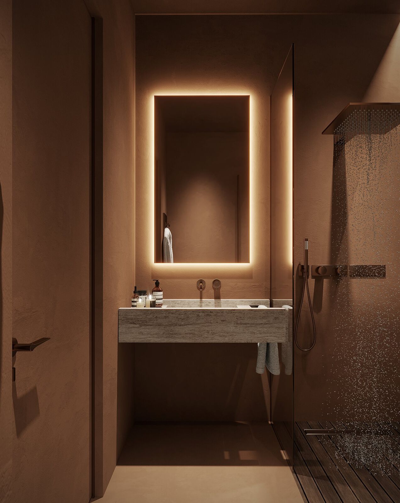 Studio villa interior